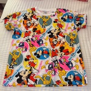 Disney World AOP 50th anniversary tee NWT